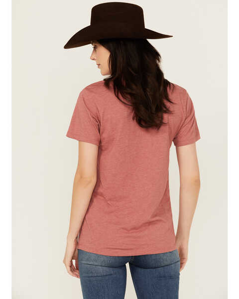 Image #4 - Ariat Women's Cowboy Country Short Sleeve Graphic Tee, Rust Copper, hi-res