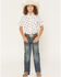 Image #1 - Rock & Roll Denim Boys' Medium Wash Ladder Stitch Embroidered Bootcut Denim Jeans, Medium Wash, hi-res