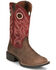 Image #1 - Justin Women's Liberty River Western Boots - Broad Square Toe, Grey, hi-res