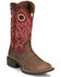 Image #1 - Justin Women's Liberty River Western Boots - Broad Square Toe , Grey, hi-res