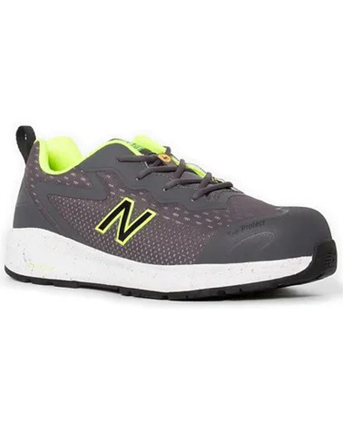 Image #1 - New Balance Men's Logic Lace-Up Work Shoes - Composite Toe, Grey, hi-res