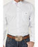 Resistol Men's Milton Small Check Plaid Long Sleeve Button Down Western Shirt , White, hi-res