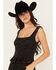 Image #1 - Free People Women's Roller Tank Top, Black, hi-res