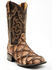 Image #1 - Cody James Men's Exotic Pirarucu Western Boots - Broad Square Toe , Chocolate, hi-res