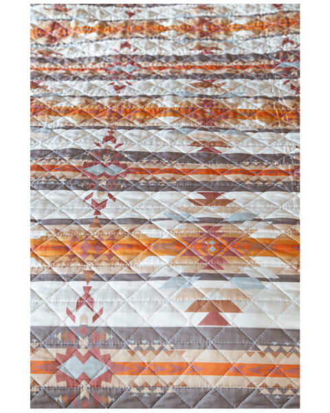 Image #3 - Carstens Home Wrangler Amarillo Sunset Queen Quilt Set - 3-Piece, Orange, hi-res