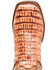 Dan Post Men's Tan Caiman Belly Western Boots - Broad Square Toe , Tan, hi-res