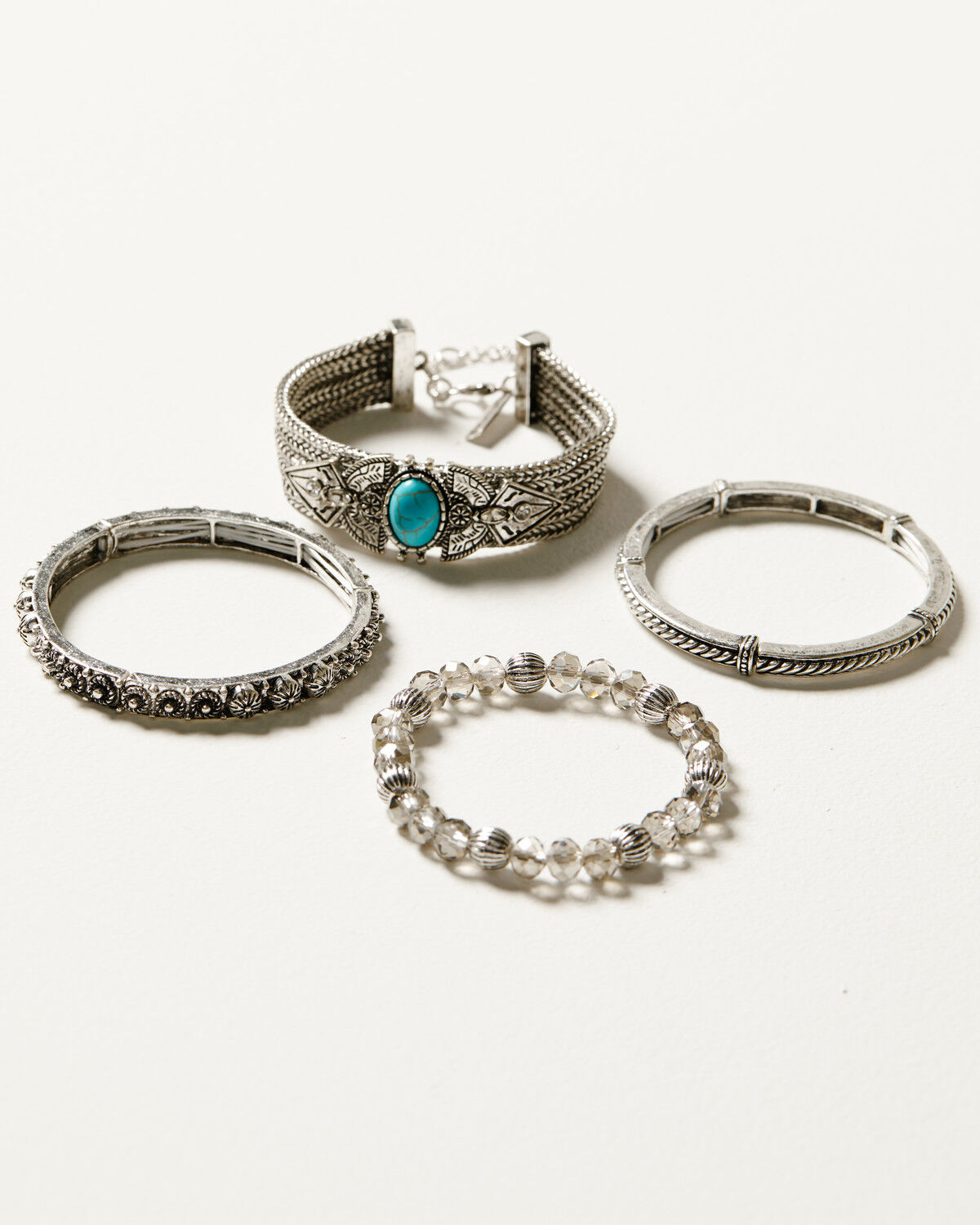 Image #1 - Idyllwind Women's 4-Piece Kenton Bracelet Set, Silver, hi-res