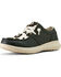 Image #3 - Ariat Women's Hair-On Tooled Hilo Casual Shoes - Moc Toe, Black, hi-res