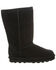Image #2 - Bearpaw Girls' Elle Tall Casual Boots - Round Toe, Black, hi-res