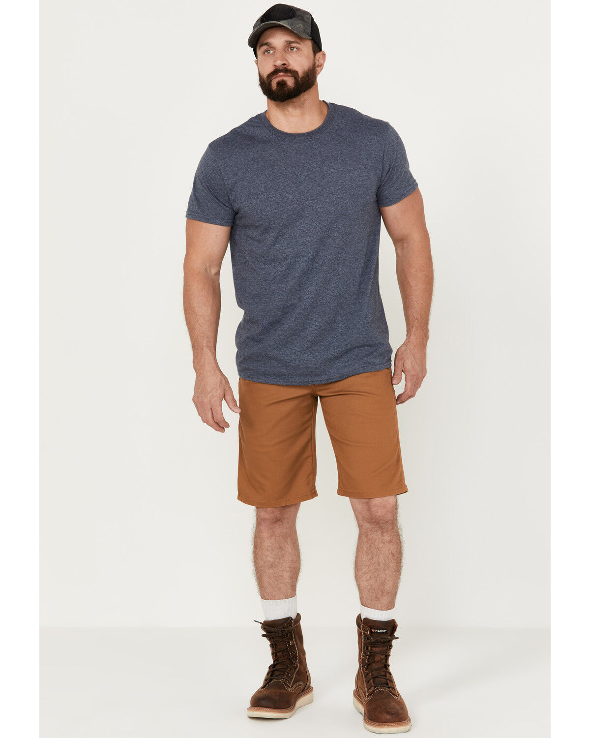 Image #1 - Dickies Men's 11" Duck Carpenter Work Shorts, Brown, hi-res