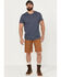Image #1 - Dickies Men's 11" Duck Carpenter Work Shorts, Brown, hi-res