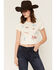 Image #1 - Girl Dangerous Women's Icon Baby Tee, Off White, hi-res