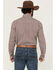 Image #4 - Roper Men's Amarillo Geo Print Long Sleeve Button-Down Stretch Western Shirt, Wine, hi-res