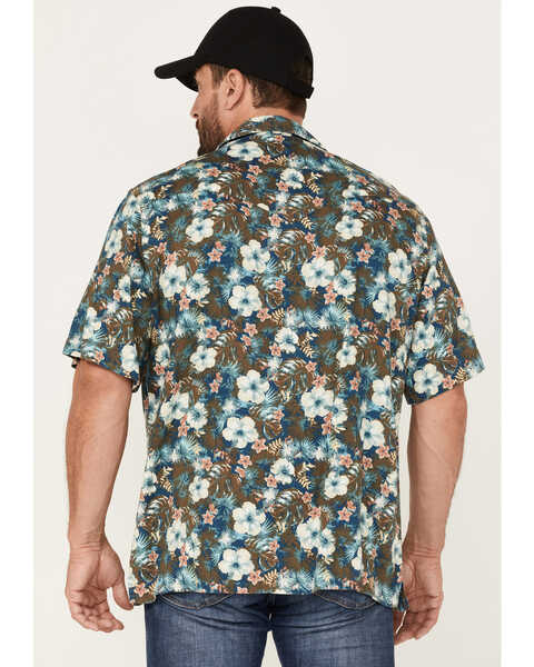 Image #4 - Wrangler Men's Coconut Cowboy Floral Short Sleeve Snap Shirt, Multi, hi-res