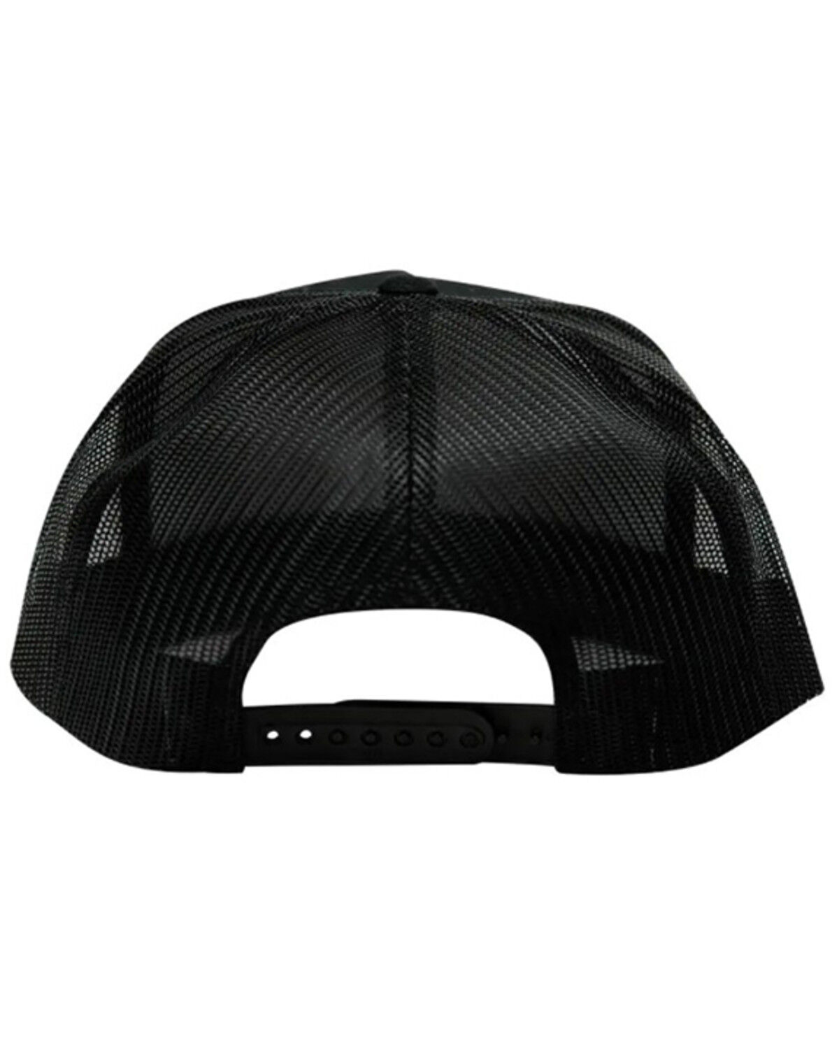 Image #2 - Salty Rodeo Men's The OG Salty Recreation Patch Mesh-Back Trucker Cap, Black, hi-res