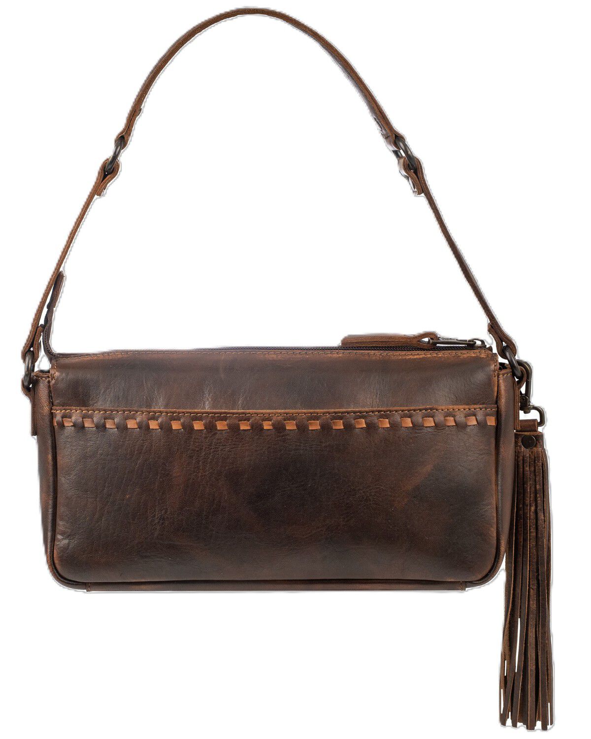 Image #4 - STS Ranchwear by Carroll Women's Bandera Shoulder Bag, Chocolate, hi-res