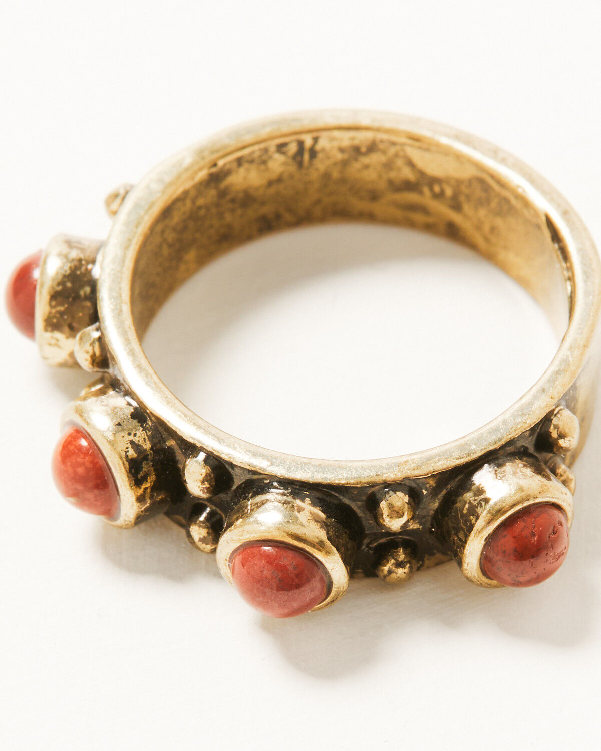 Image #3 - Shyanne Women's Desert Rose Antique Gemstone Ring Set - 5 Piece, Gold, hi-res