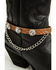 Image #4 - Shyanne Women's Rhinestone Concho Boot Bracelet with Chain, Brown, hi-res
