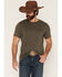Image #2 - Pendleton Men's Charging Bison Short Sleeve Graphic T-Shirt, Grey, hi-res