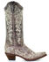 Corral Women's Crater with Bone Embroidery Western Boots - Snip Toe, Brown, hi-res