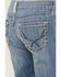 Image #4 - Ariat Girls' Medium Wash Tennesse Bootcut Denim Jeans , Blue, hi-res