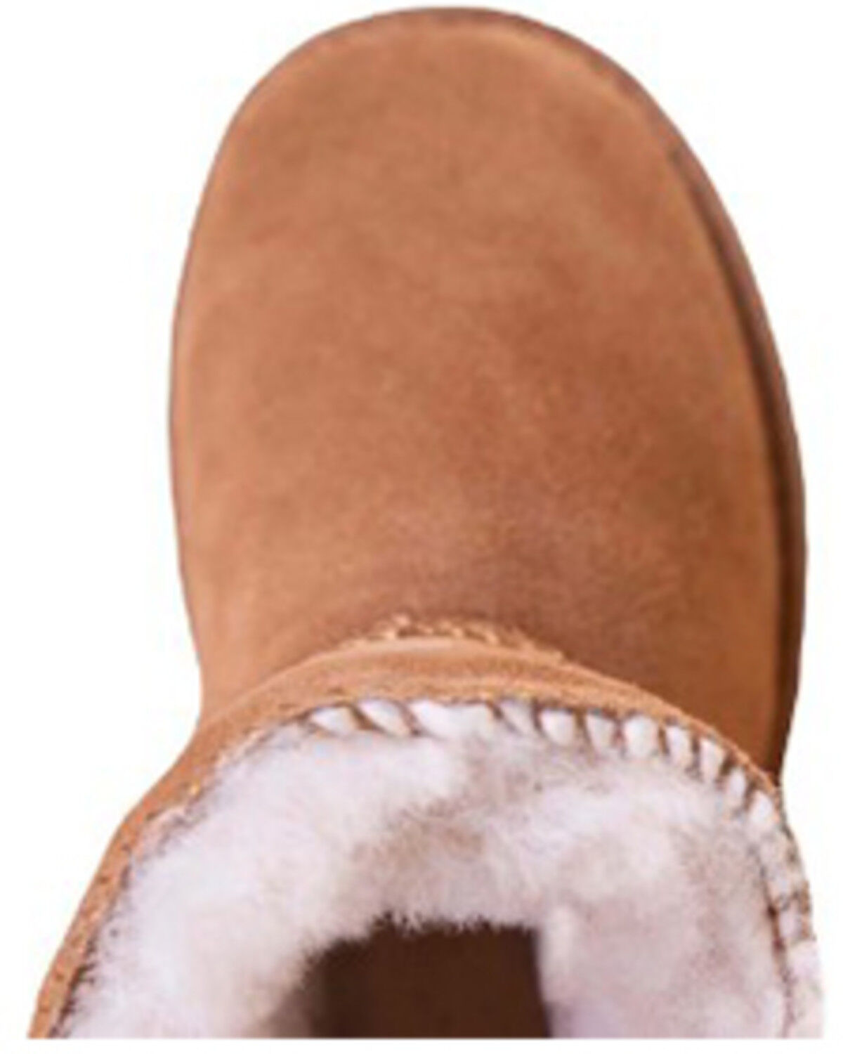 Image #5 - Cloud Nine Girls' Sheepskin Pom Pom Boots - Round Toe, Chestnut, hi-res
