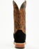 Image #5 - Dan Post Men's Cappy Exotic Carpincho Western Boots - Square Toe, Black, hi-res