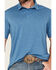 Image #3 - Wrangler Men's Solid Short Sleeve Performance Polo, Blue, hi-res