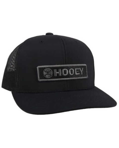 Image #6 - Hooey Men's Lock-Up Trucker Cap , Black, hi-res