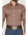 Image #3 - Cinch Men's Geo Print Long Sleeve Button-Down Stretch Western Shirt, Pink, hi-res