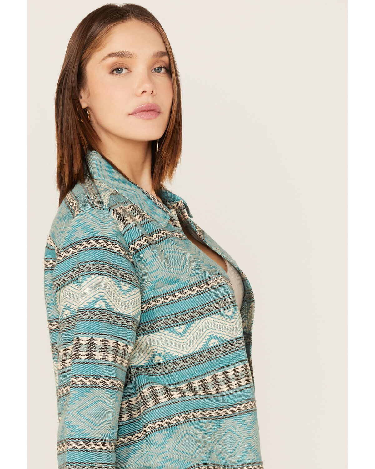 Image #2 - Tasha Polizzi Women's Rambler Long Sleeve Shirt, Turquoise, hi-res