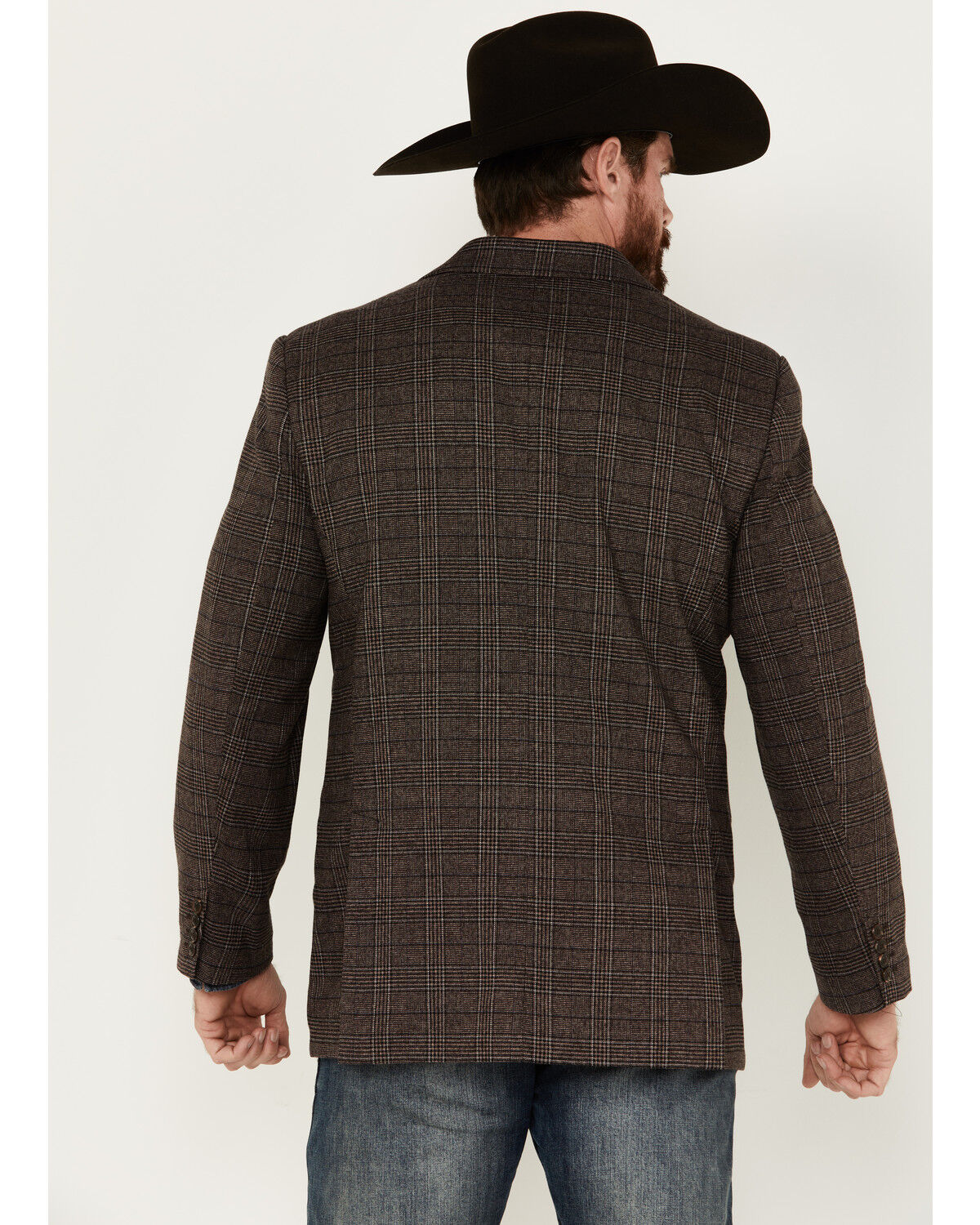 Rock & Roll Denim Men's Plaid Print Modern Fit Sportcoat
