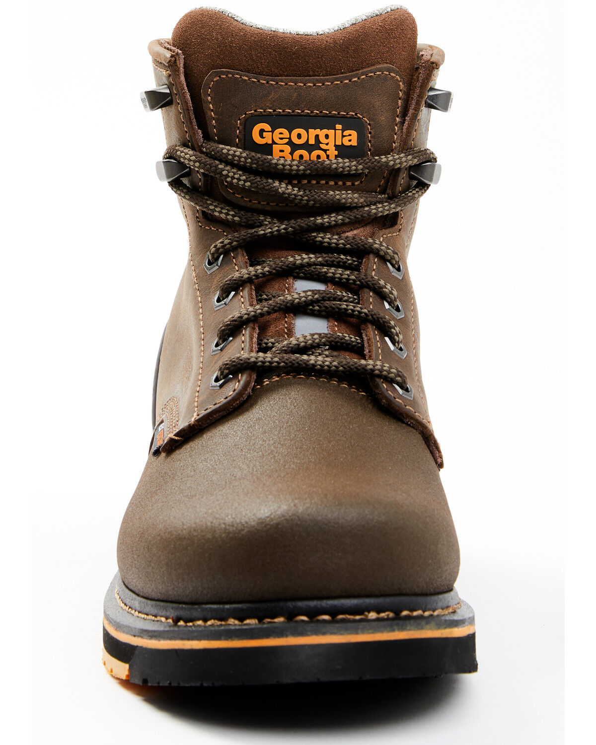 Image #4 - Georgia Boot Men's AMP Light Wedge WP 6" Lace-Up Work Boots - Soft Toe, Brown, hi-res