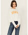 Image #1 - White Crow Women's Howdy Lightweight Sweater, White, hi-res