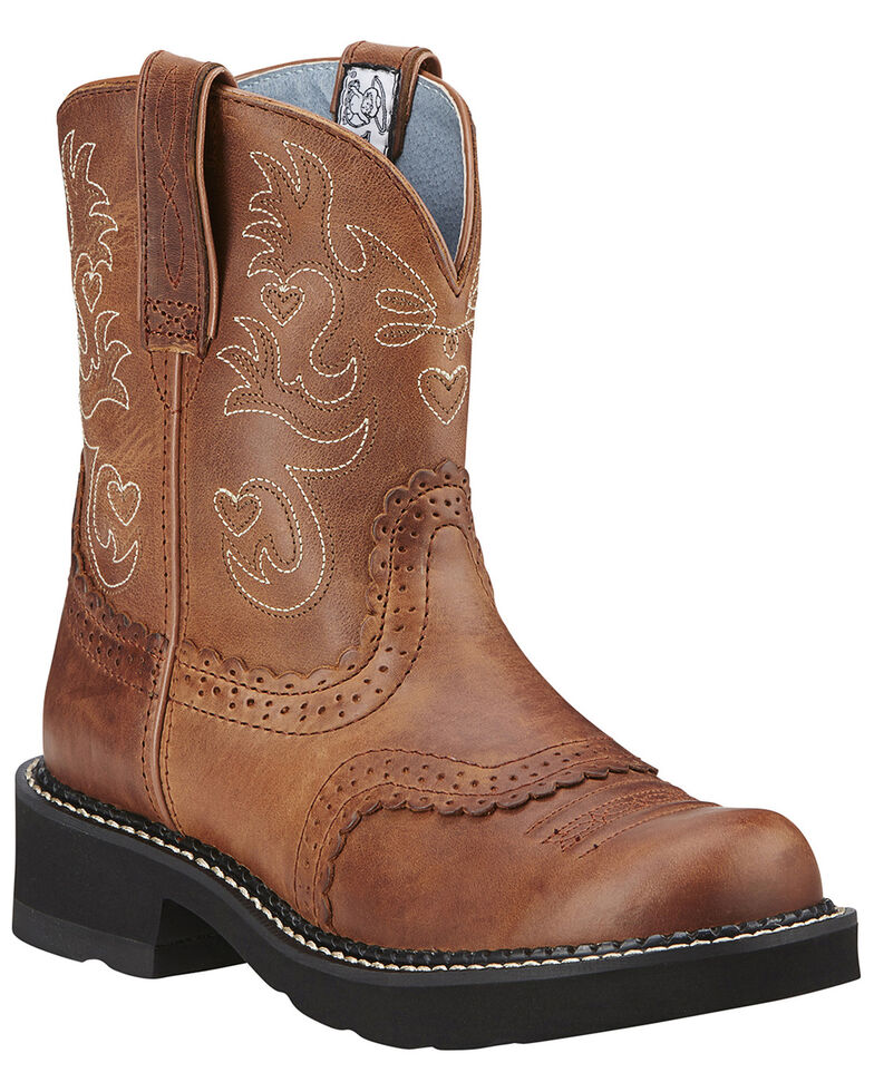 Ariat Fatbaby Cowgirl Boots, Saddle Brown, hi-res