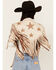 Image #4 - Saints & Hearts Women's Faux Suede Star Cape, Cream, hi-res