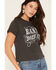 Image #2 - Ariat Women's Easy Does It Short Sleeve Graphic Tee, Black, hi-res