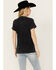 Image #4 - Youth in Revolt Women's Whiskey Rocks Skeleton Short Sleeve Graphic Tee, Black, hi-res