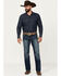 Image #1 - Ariat Men's M7 Travis Torrington Dark Wash Slim Straight Stretch Jeans , Medium Wash, hi-res