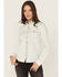 Image #1 - Idyllwind Women's Embellished Light Wash Long Sleeve Snap Denim Shirt, Light Wash, hi-res
