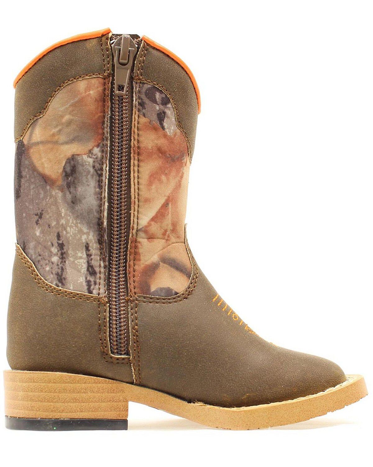 side zipper cowboy boots