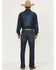Image #3 - Cinch Men's Ian Dark Wash Slim Boot Denim Jeans, Indigo, hi-res