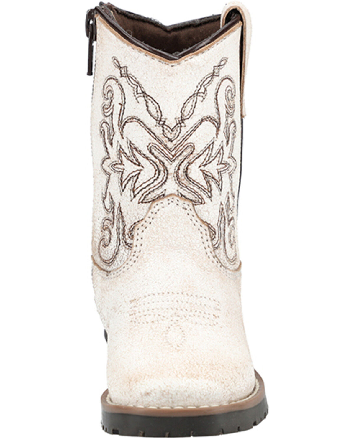 Image #3 - Smoky Mountain Toddler Boys' Autry Western Boots - Broad Square Toe, White, hi-res