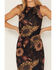 Cleo + Wolf Women's Sheer Floral Print Tank Dress, Black, hi-res