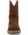 Image #4 - Twisted X Men's Pull-On Wedge Sole Waterproof Work Boot - Soft Toe, Brown, hi-res