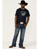Image #2 - Cody James Men's Abyss Navy Eagle Strong Graphic Short Sleeve T-Shirt , Blue, hi-res