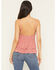 Image #4 - A.T.A.P Women's Crochet Embroidered Tank Top, Pink, hi-res