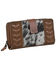 STS Ranchwear Women's Cowhide Saddle Tramp Chelsea Wallet, Brown, hi-res