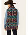 Image #4 - Outback Trading Co Women's Southwestern Print Stockard Vest, Burgundy, hi-res