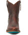 Image #4 - Lane Women's Plain Jane Western Booties - Round Toe, Cognac, hi-res